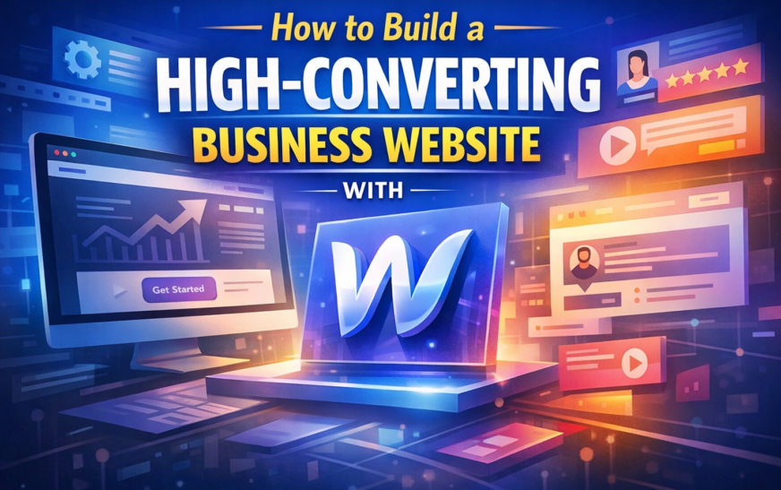 How to Build a High-Converting Business Website With Webflow